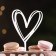 Topper "Heart", silver, give beautifully
