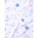 Body baby with a long sleeve "Giraffes", white/blue color, height 62