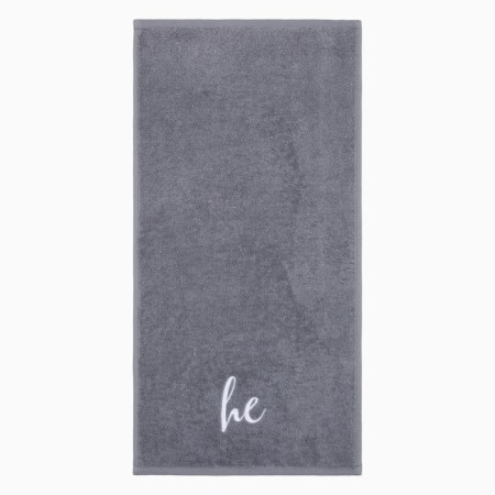 Set of towels "She & He" 35x50 cm-2 pcs, 100% cotton, 350 g/m2-3