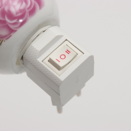 Lamp "Red Rose" 1x7W E11 White 6x7x12cm-3
