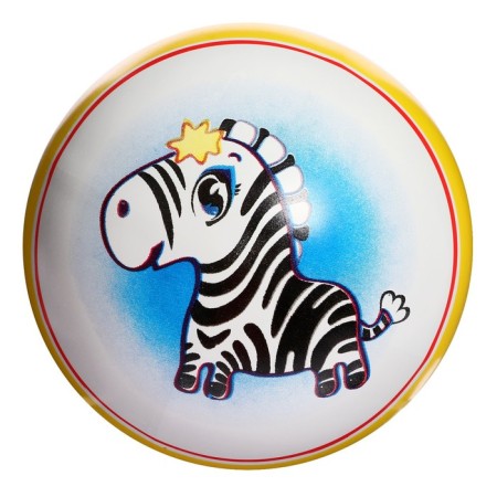 Ball with a pattern, diameter 12.5 cm, MIX color