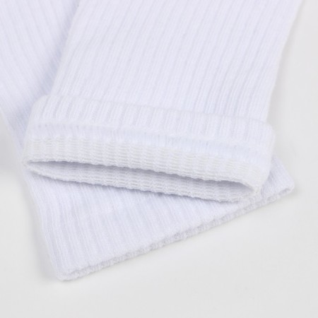 Women's socks, white color, size 35-37-3