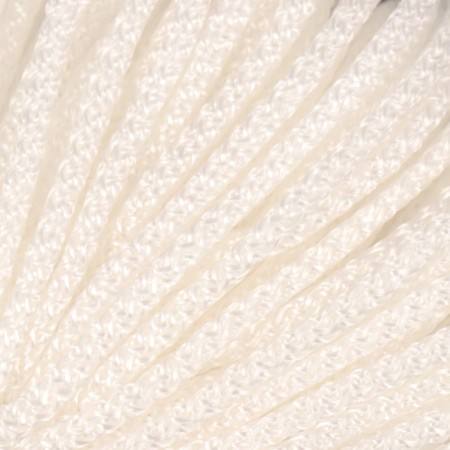 Knitted polypropylene 3 mm white cord 50m-2