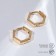 Earrings Metal "Geometry" hexagon