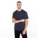 Male T-shirt, dark blue color, size 48