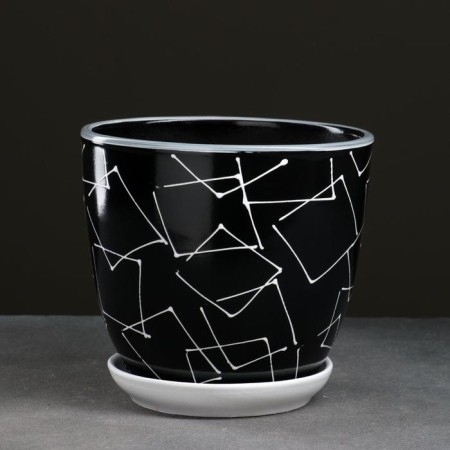 Pot floral illusion black 2.5 l-1