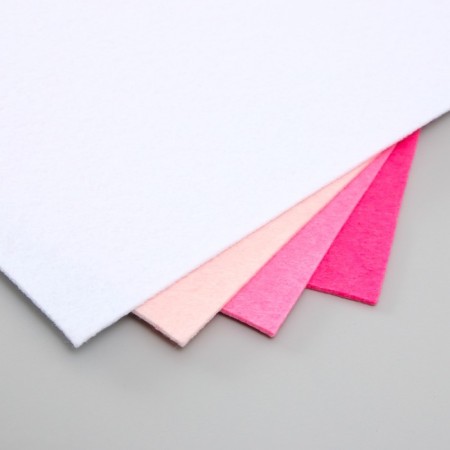 A set of hard felt "Astra" (4 pcs) Assorted, 3 mm, 450 g, 20x30 cm-1