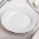Porcelain plate "Exquisite", D = 20 cm, white