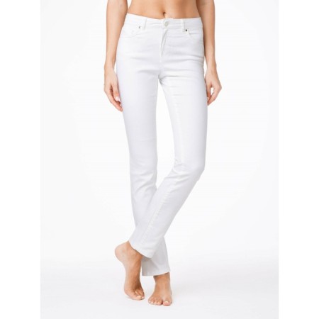 Direct women's jeans with effect "Instant Correction of the abdomen" Conte Elegant, size XL, color white