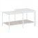 Table Journal Duet, 941 (488) x488 (544) x457 (500), white Muar/Metropolitan Gray/Glass