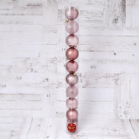 Set of balls plastic D-6 cm, 10 pcs "Disco Assorted"-1