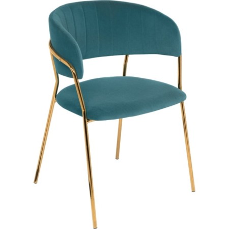 CHARTAL SHAMELIA CHAMELIA Metal/velor, gold/green 57x55x80 cm-8