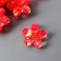 Decor for creativity Plastic "Pink Flower" Pearl 1,2x1.2 cm