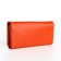 Women's wallet on magnets, red color