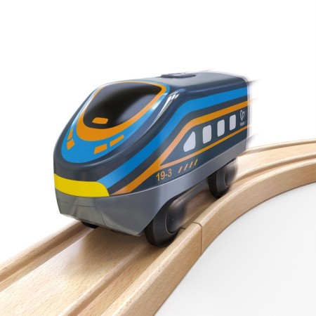 Lokomotiv Hape "My Train", on batteries, black color-3