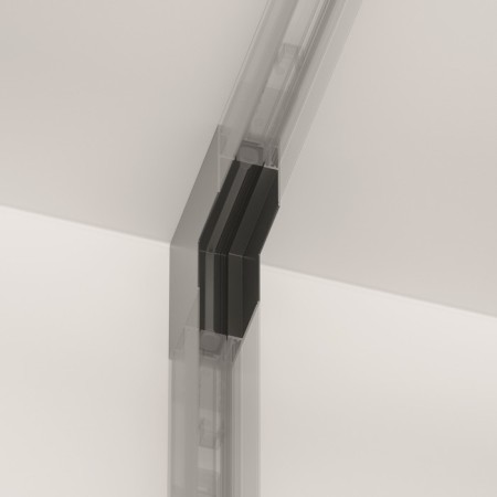 The internal corner connector for the Technical TRX010ICL-21B, 10x3.8x10 cm, black color is black-6