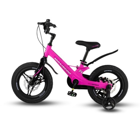 Bicycle 14 ’’ maxiscoo Space deluxe plus, color ultra pink matte-2