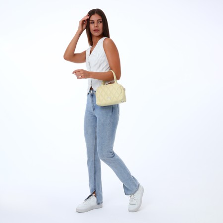 Women's bag with lightning, yellow color-7
