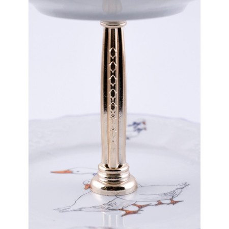 3-tier everages Bernadotte, Decor "Geese"-4