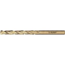Zubrov metal drill, steel P6M5K5, cylindrical shank, 7 x 109 mm, class A