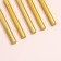 Set of candles for the Cake "Spark", 12 pcs, 8 cm, gold metallic