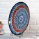 Largan Rishtan ceramics "Patterns", 42 cm, blue