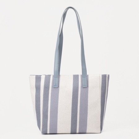 Zipper bag with lightning, blue/white color