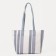 Zipper bag with lightning, blue/white color