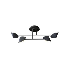 Ceiling chandelier Mantra capuccina, LED, 2100LM, 3000K, 800x150x255 mm, black color