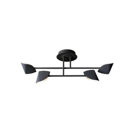 Ceiling chandelier Mantra capuccina, LED, 2100LM, 3000K, 800x150x255 mm, black color