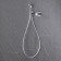 ABBER RUND AF8725 bideter, with hygienic shower, brass, chrome