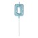 Candle in the cake on the skewer "Almaz", the number "0", blue, 4.8x2.6 cm