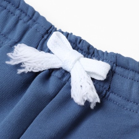 Pants for a boy, dark blue color/diamonds, height 122-128cm-1