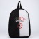 Backpack School Textile Chaotic, 38x14x27 cm, black/gray color