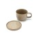 Tea couple Dolce Ceramo. "Sandy shore", 2 items: mug 200 ml, saucer d = 10 cm