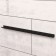 Holder of end heads and bit with a square of 1/4 "inch, wall, black