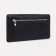 Women's wallet on magnets, black color