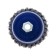 Metal brush for ushm tundra, twisted wire, "cup", M14, 100 mm