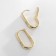 Earrings with rhinestones Xuping importance, white color in gold