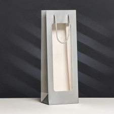 Flower packet 12.5 × 8.5 × 36 cm, silver