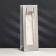 Flower packet 12.5 × 8.5 × 36 cm, silver