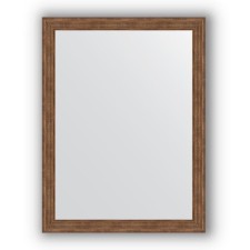 Mirror in the baguette frame - dry reed 51 mm, 63 x 83 cm, evoForm