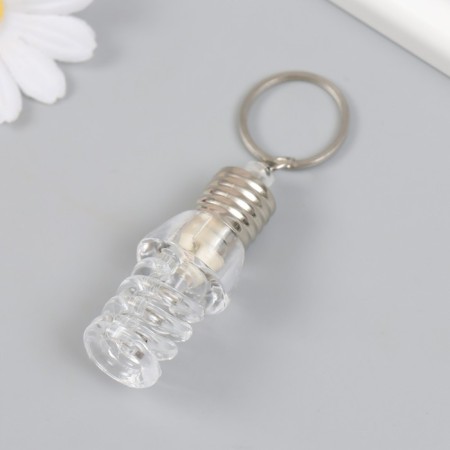 Light light on the ring "Spiral transparent lamp" flashes 2x2x7cm-3