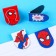 A postcard with magnetic bookmarks "Real hero!", Spider-Man, 8 pcs.