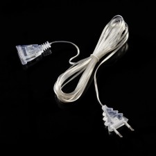 Extension cord for indoor garlands, 5 m, transparent thread, UMS-Vilka