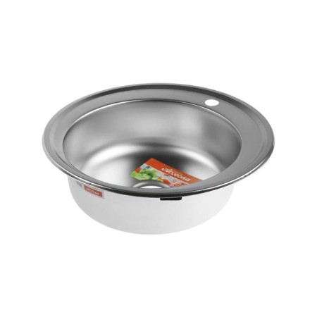 Kitchen car wash accoona ad5151, mortise, round, thickness 0.6 mm, 510x165 mm, matte-1