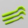 A set of ticks for ticks, 3 sizes, green