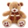 Soft toy "Bear Tony with a scarf" Coffee, 90 cm