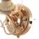 Bra 1185/1gd E27 40W gold 20x12x15 cm