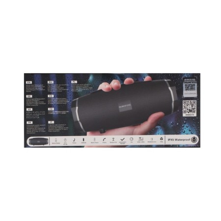 Portable column Borofone BR3 Rich, 10 W, BT5.0, Microsd, USB, 1200 mAh, black-5